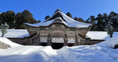 冬の大神山神社　奥宮
